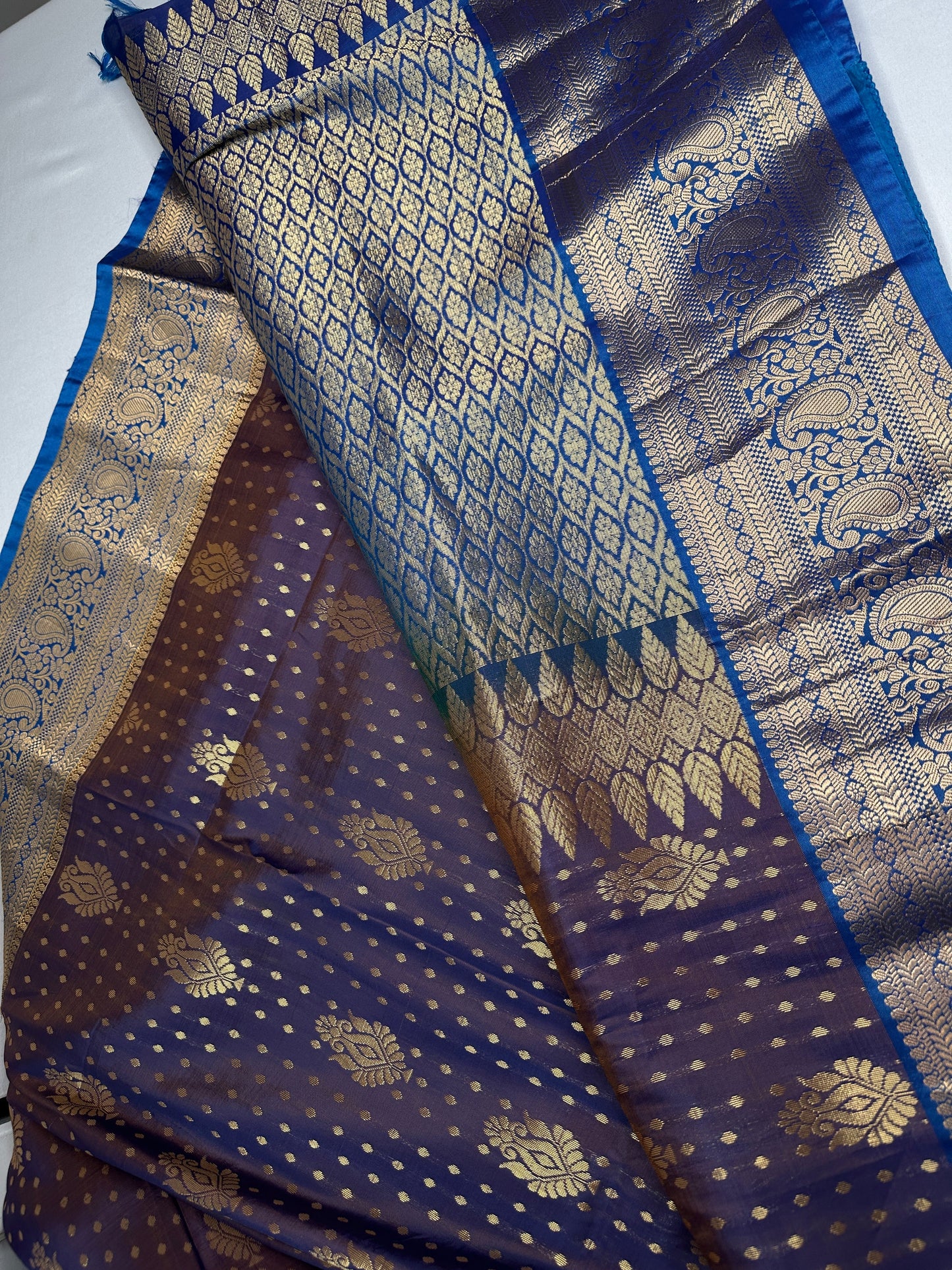 Kanchi Soft Silk Purple Saree