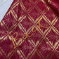 Kanchi Brocade Soft Silk Cream Pink Saree