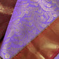 Kanchi Brocade Soft Silk Lavender Red Saree