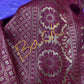 Kanchi Brocade Soft Silk Lavender Red Saree