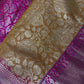 Kanchi Brocade Soft Silk Yellow Pink Saree