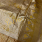 Kanchi Brocade Soft Silk Self Gold Saree
