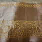 Kanchi Brocade Soft Silk Self Gold Saree