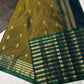 Mangalgiri Pattu Green Soft Silk Saree