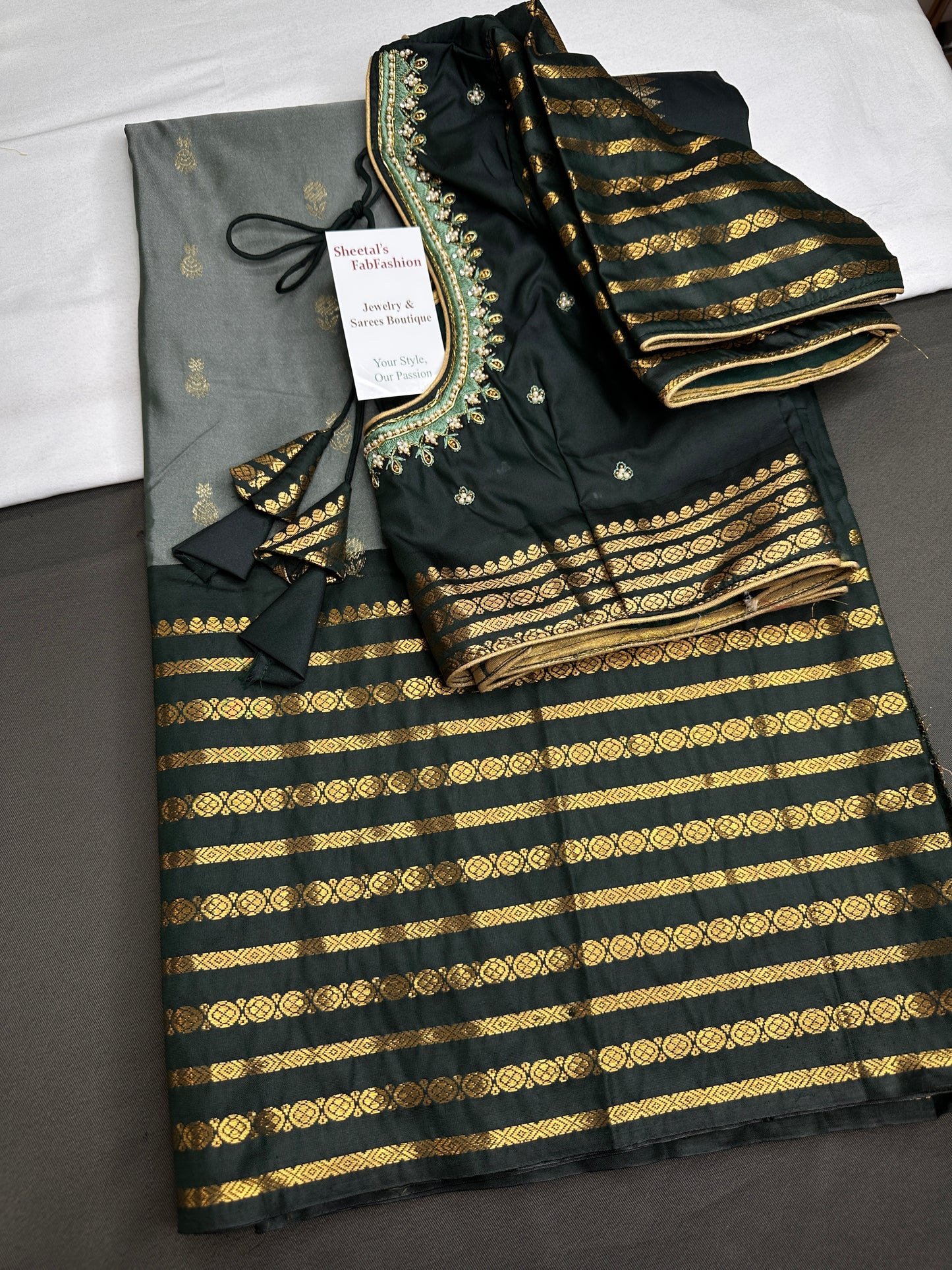 Mangalgiri Pattu Green Soft Silk Saree - 