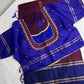 Uppad Semi Silk Purple Blue Saree