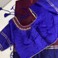 Uppad Semi Silk Purple Blue Saree