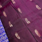 Uppad Semi Silk Purple Blue Saree