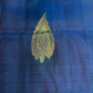 Uppad Semi Silk Blue Pink Saree