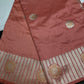 Raw Mango Peach Pink Saree - 