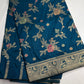 Munga Silk Teal Blue Saree