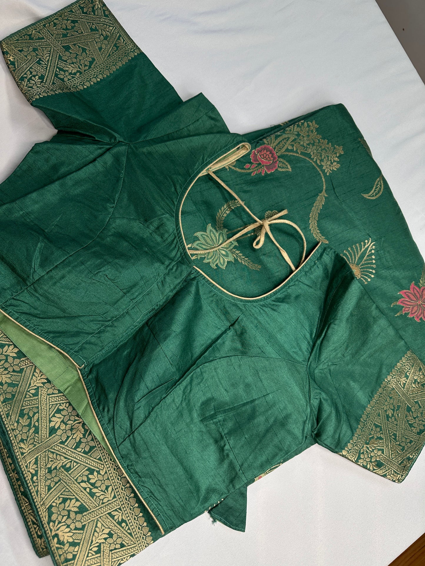 Munga Silk Green Saree
