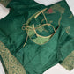 Munga Silk Green Saree