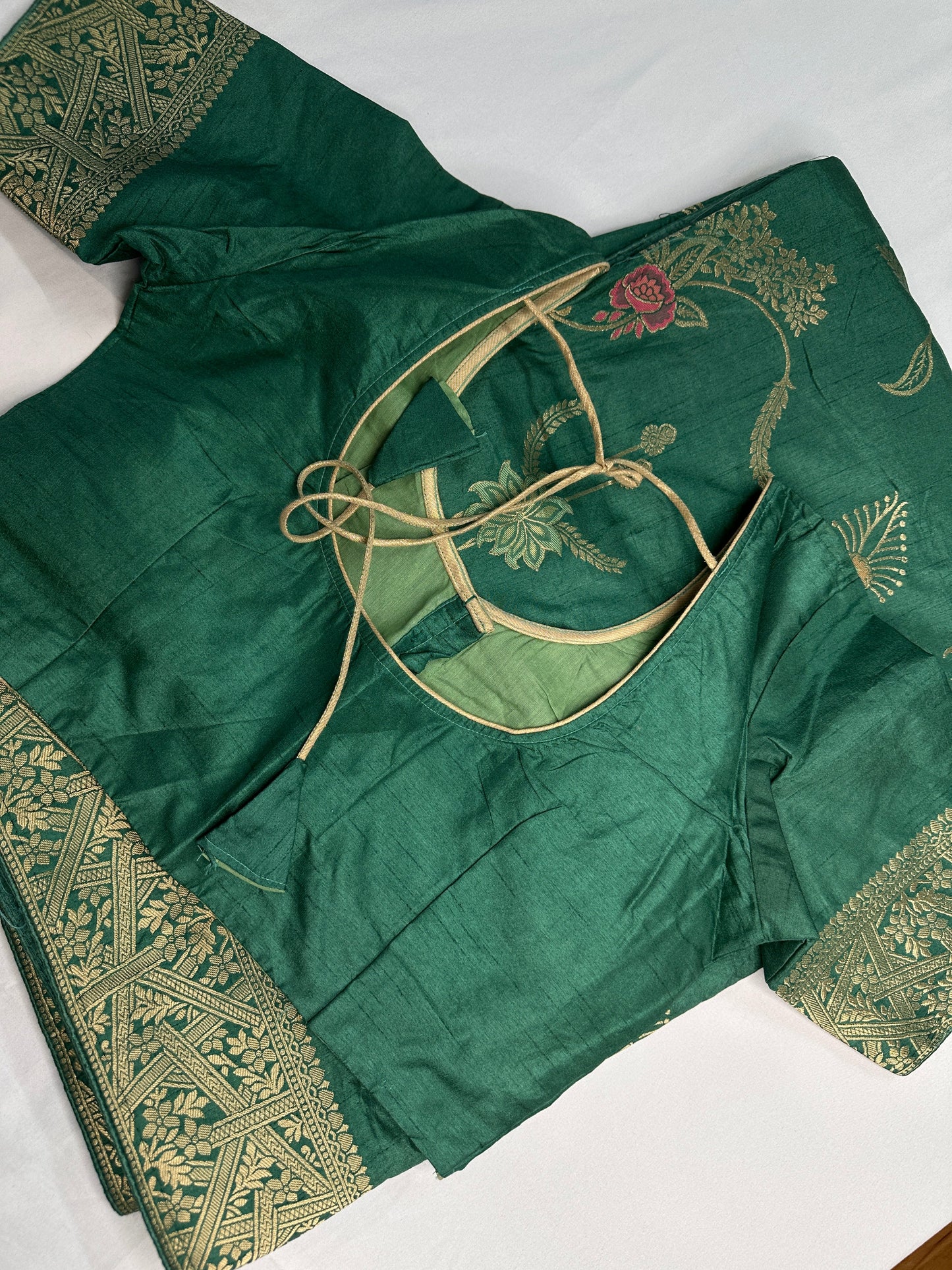 Munga Silk Green Saree