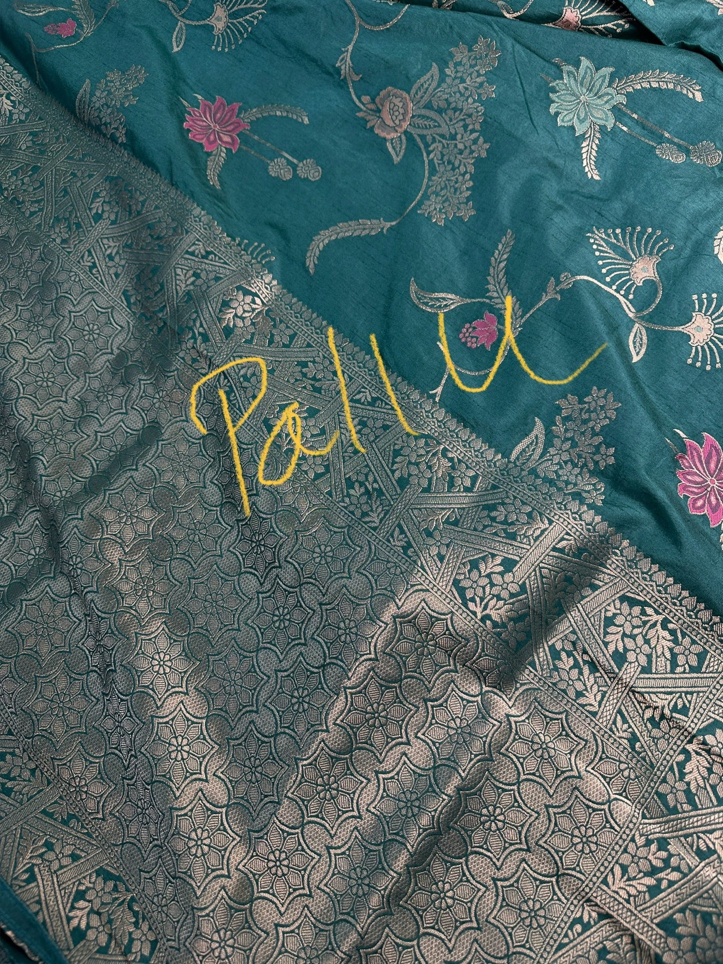 Munga Silk Green Saree