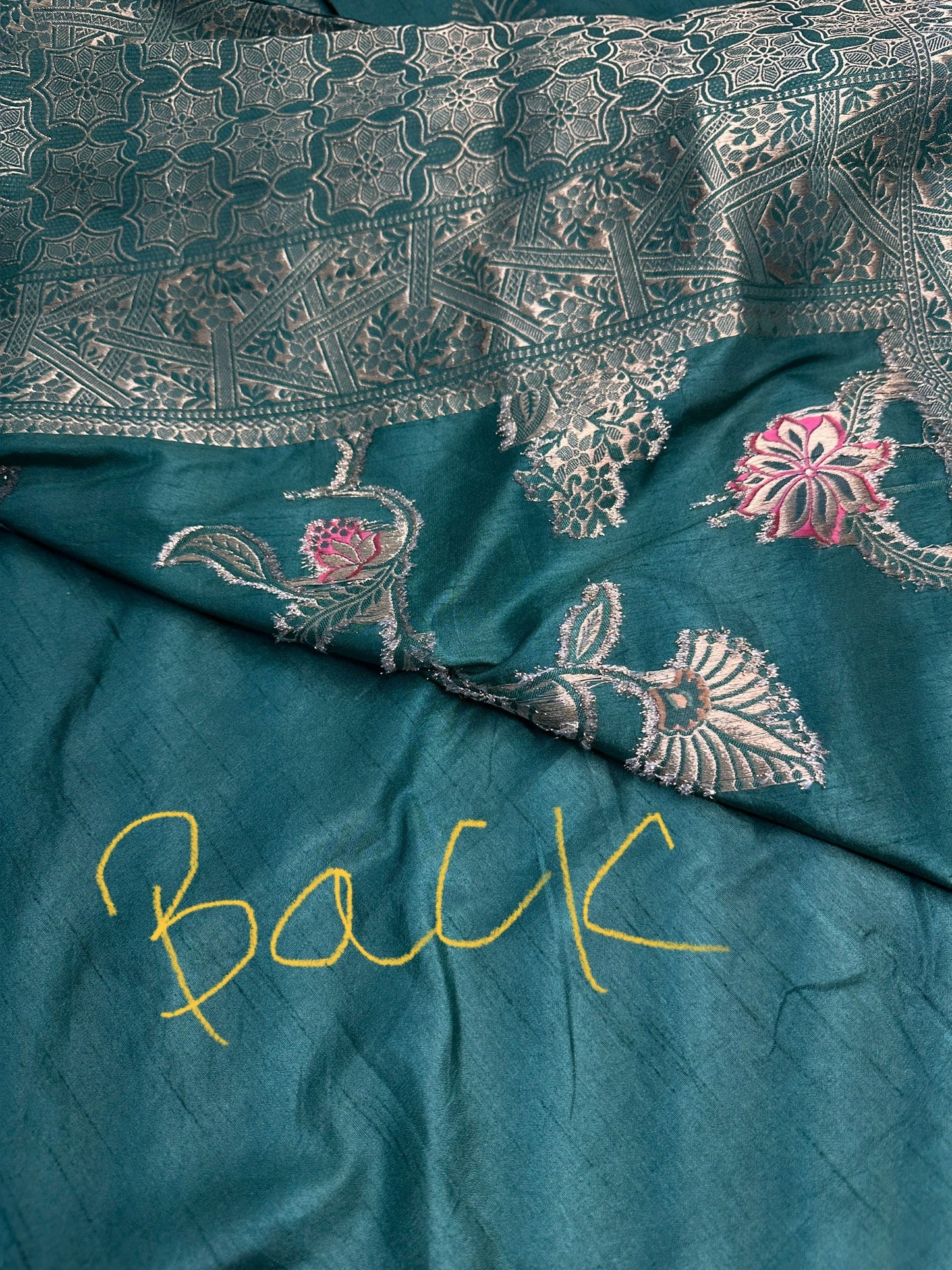 Munga Silk Green Saree