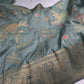 Munga Silk Teal Blue Saree