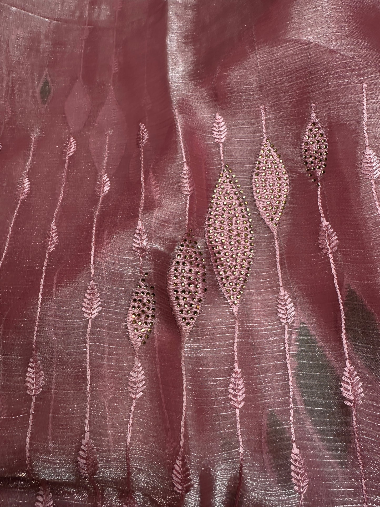 PinkTissue Work Party Wear Saree