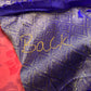 Pink Blue Kanchi Border Silk Saree