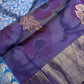 Purple Semi Uppada Silk Butta Saree