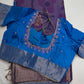 Purple Semi Uppada Silk Butta Saree