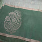 Green Semi Uppada Silk Butta Saree