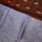 Small Border Uppada Silk Brown Purple Saree