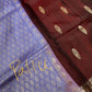 Small Border Uppada Silk Brown Purple Saree