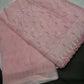Pink Tissue Work Party Wear Saree - 
