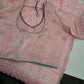 Pink Tissue Work Party Wear Saree - 