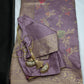 Munga Silk Lavender Purple Saree