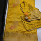 Banarsi Munga Silk Yellow Saree