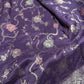 Banarsi Munga Silk Mauve Purple Saree
