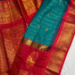 Gadwal Pattu Green Pink Soft Silk Saree