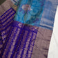 Blue Semi Uppada Silk Butta Saree