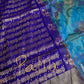 Blue Semi Uppada Silk Butta Saree