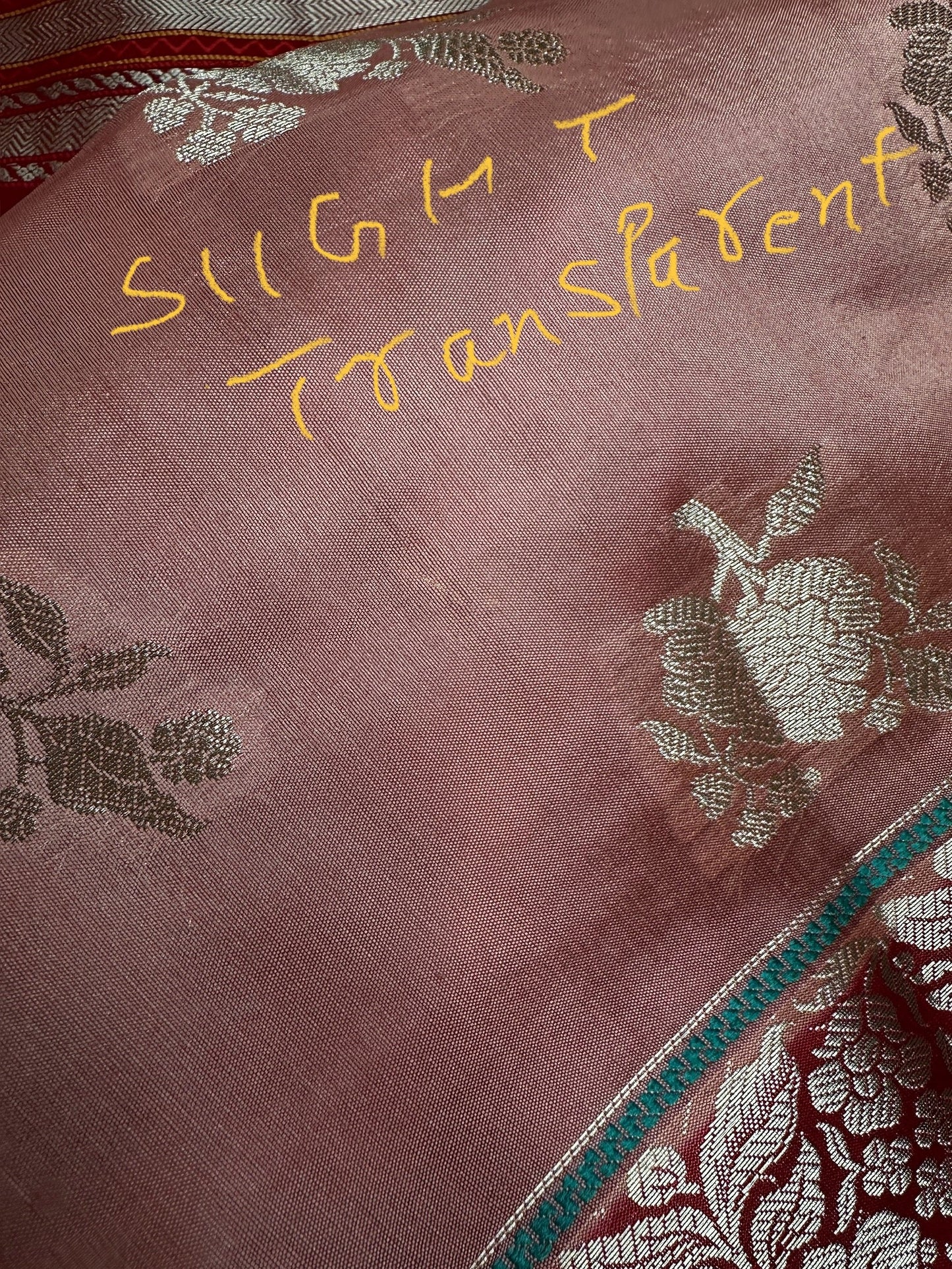 Pure Muga Silk Silver Weaving Lavender Purple Saree