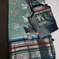 Pure Muga Silk Silver Weaving Blue Saree