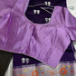 Pure Muga Silk Silver Weaving Lavender Purple Saree