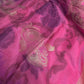 Pink Blue Semi Uppada Silk Butta Saree