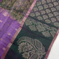 Purple Green Semi Uppada Silk Butta Saree - 
