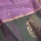Purple Green Semi Uppada Silk Butta Saree - 
