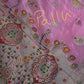 Pink Banarsi Crepe Silk Saree