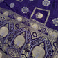 Purple Banarsi Munga Silk Saree