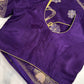 Purple Banarsi Munga Silk Saree