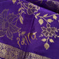 Purple Banarsi Munga Silk Saree