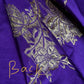 Purple Banarsi Munga Silk Saree