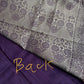 Plum Banarsi Peacock Weaving Silk Saree