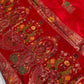 Red Banarsi Weaving Silk Saree