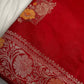 Red Banarsi Weaving Silk Saree